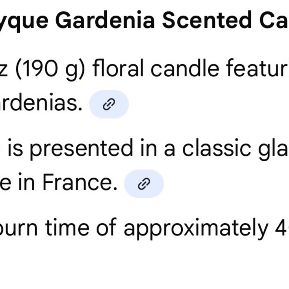 Diptyque Gardenia Scented Candle - White and Black Sealed - Picture 4 of 4